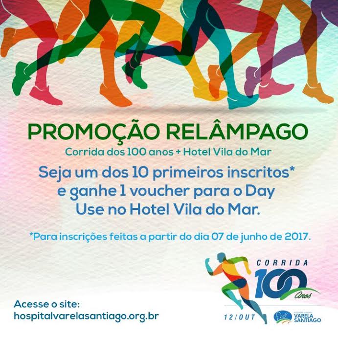 Hospital lança promoção para  os próximos dez inscritos na corrida dos 100 anos