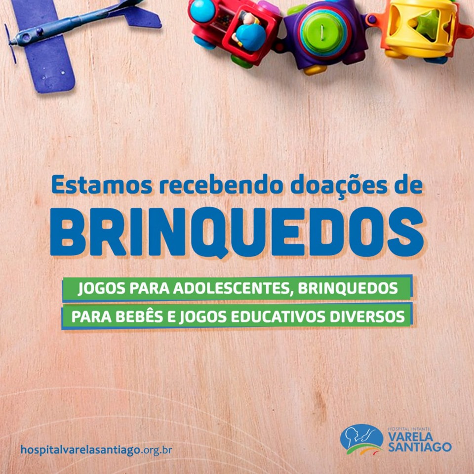 Doe brinquedos e jogos educativos