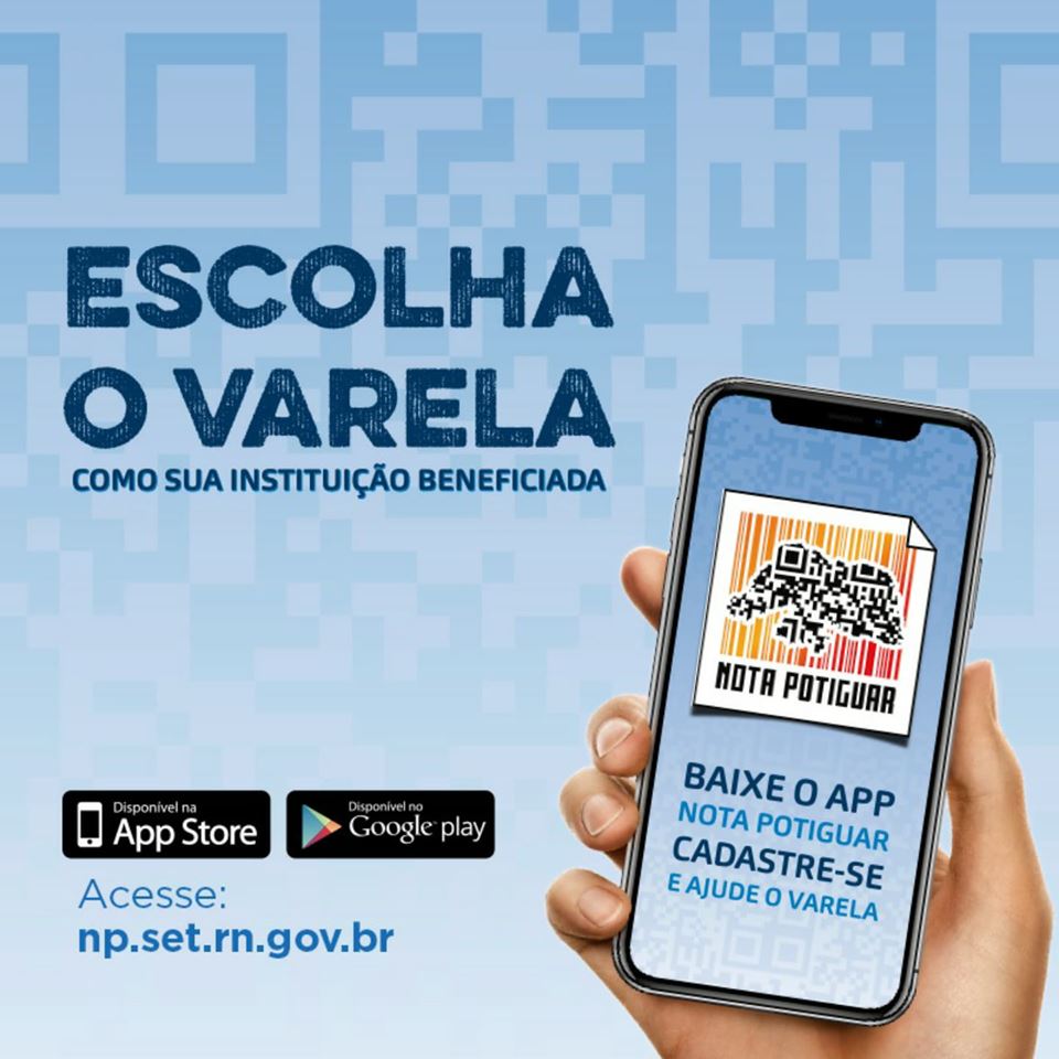 Baixe o App "Nota Potiguar" e escolha o Varela Santiago