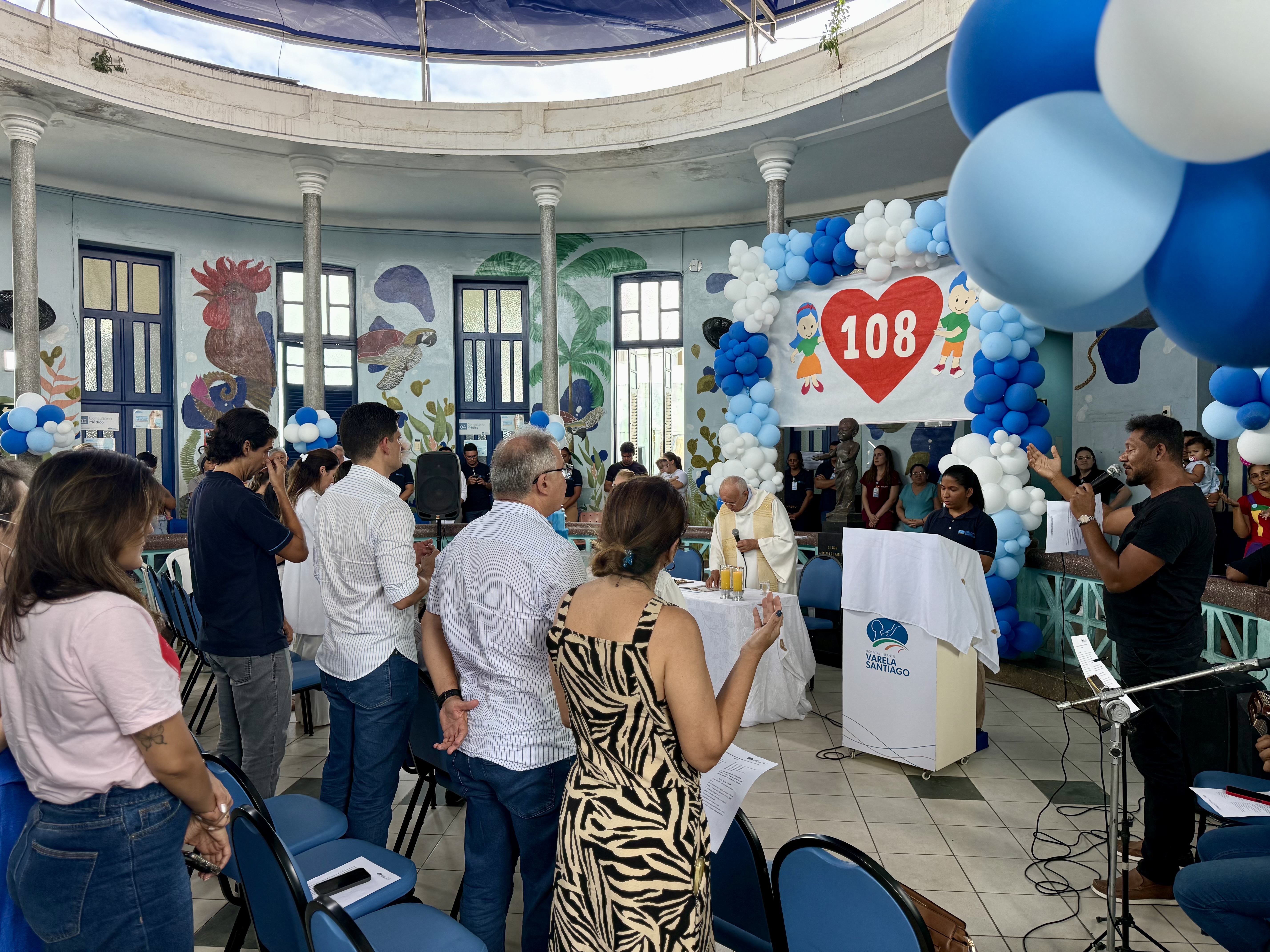 Referência em saúde infantil, Hospital Varela Santiago comemora 108 anos com missa de agradecimento